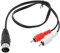 SHOTAY Câble Adaptateur 5 Broches vers 2 RCA mâle, 0,5 M / 1,5 M 5 Broches Din mâle vers 2 RCA mâle Câble Adaptateur Audio vidéo Connecteur de Cordon pour Lecteur DVD comme indiqué sur l'image
