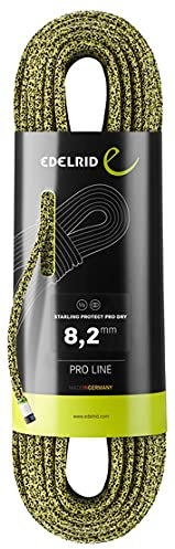 EDELRID Starling Protect Pro Dry 8,2mm Unisex, Seile, Farbe:Yellow-Night, Größe:70m