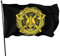 Garten Flagge 3x5 Ft Dekorative Banner Flags Wikinger-Krieger Saisonale Flag Welcome Piraten Flagge Für Sommer Bauernhaus Balkon, 90x150cm