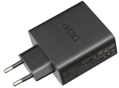 Asus 0A001-00899000 Original Cargador USB-C 65 vatios EU wallplug pequeño para ROG Phone 3 (ZS661KS), Zenfone 7 (ZS670KS), Pro (ZS671KS)