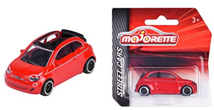 Majorette Street Cars FIAT 500 Icon, red, 212053051Q08