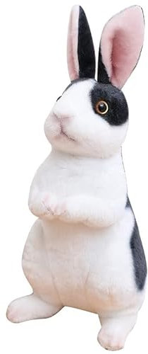 BYNYXI Kaninchen Plüschtiere, 30cm Osterhase Kuscheltier Stehende Niedlicher Hase Stofftier Plüsch Hase Ostern Deko Hase Weiche Kaninchenpuppe für Kinder und Mädchen Geschenk Ostertag Dekorationen