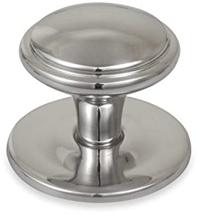 Polished Stainless Steel Mushroom Centre Door Knob Pull Front Door