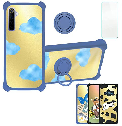 Aroepurt Cover per Realme 6 PRO Custodia Comaptibile con Realme 6 PRO Case Custodia Cover Supporto Premium in PU BF468 Black