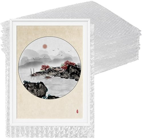 YGPHO 20 Packungen transparente Luftpolstertaschen und Beutel, 40,6 x 50,8 cm, große Luftpolstertasche, doppelwandig, stoßfest, Luftpolstertasche für Versand, Umzug, Lagerung und Verpackungszubehör