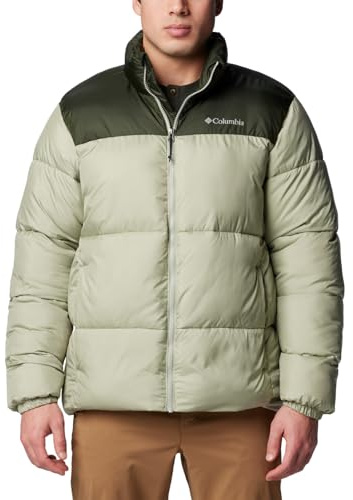 Columbia Herren Puffect III Jacke, Safari/Greenscape, Größe L