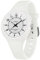 BIEWO Montre pour femme, étanche 5 ATM, montre bracelet pour filles, facile à lire, simple, montre minimaliste à quartz analogique, bracelet en silicone, blanc, Sangle