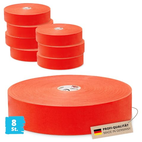 Alfa 8x PE-Nageldichtband 50 mm x 20 m Profi-Qualität stark klebend Dichtungsband PE-Schaum Klebeband Dachbau