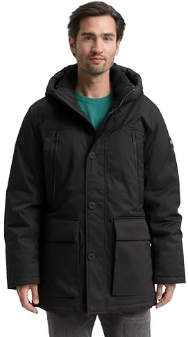 Tom Tailor Herren Arctic Parka mit Abnehmbarer Kapuze