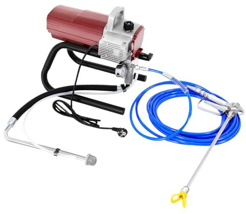 Pulvérisateur haute pression Airless 1800 W - Régulateur de pression - Pulvérisateur de peinture 25 mpa - Système de pulvérisation de peinture Airless haute pression 1,8 l/min