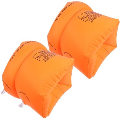 PartyKindom 1Paar Aufblasbare Schwimmhilfen für Erwachsene Arm Schwimmringe Verdickte Schwimmzubehör für Pool Strand und See Sicher und Langlebig für Optimalen Auftrieb