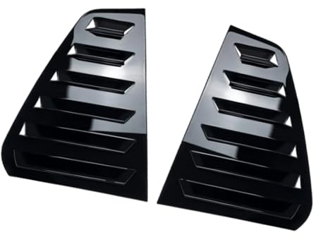 Kacepar Coperchio per Griglia Parabrezza Posteriore Auto Accessori per Finestrino Compatibile con Volkswagen Golf 7 MK7 MK7.5 GTI/GTD/R 2013-2019 Nero Lucido