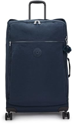 Kipling Darcey Up L Rollenreisetasche, Leichtes Großes Rollgepäck mit Teleskopgriff, Strapazierfähigen Rädern & Mehreren Fächern, Vielseitiger Alltags-Reisekoffer - Blue Bleu 2