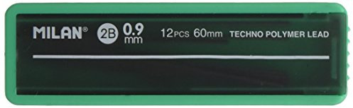 Blister petite boîte de 12 mines graphite 0.9 mm 2B