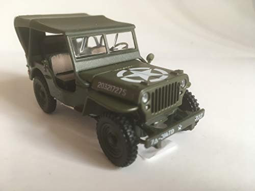 Cararama Jeep Willys 4x4 Soft Top, Auto Modell 1:43 (4-90180)