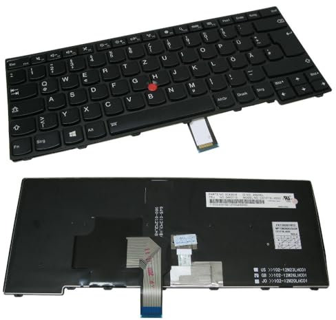 Trade-Shop Original Laptop Tastatur/Notebook Keyboard Deutsch QWERTZ für Lenovo Thinkpad E431 E440 L440 L450 L460 T431 T431S T440 T440I T440P T440S T440SI T450 T450S T460 (Deutsches Tastaturlayout)