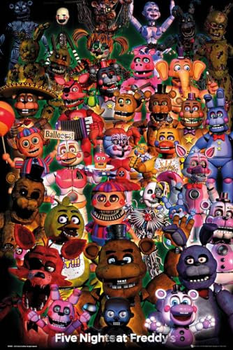 Close Up Five Nights at Freddy's - Poster (Ultimate Group) (Größe: 61cm x 91,5cm)