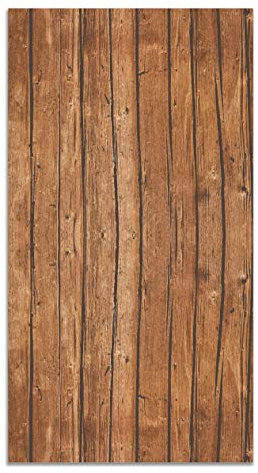 Panorama Vinylteppich Holz - 80x150 cm - Waschbar rutschfest Küchenteppich