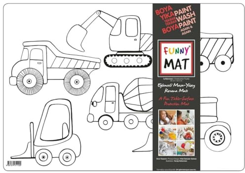 Akademie Kinder Lustige Matte - Baumaschinen