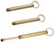 3Pcs 2.9 Inch Mini Metal Snuff Spoon Powder Scoop Tobacco Pipe Shovel with Key Chain Ring