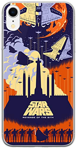 ERT GROUP mobile phone case for Apple Iphone XR original and officially Licensed Star Wars pattern 030 optimally adapted to the shape of the mobile phone, case made of TPU