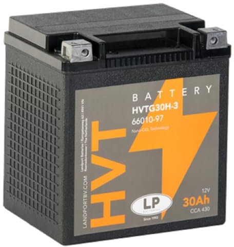 Landport HD Gel Batterie GHD30H-3 (YHD30HL-BS) 66010-97A 12V/30AH/CCA 430A