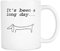 NA Es ist EIN Langer Tag 11 OZ Picasso Dackel-Becher Lustiger Wiener Dog Gift Been (