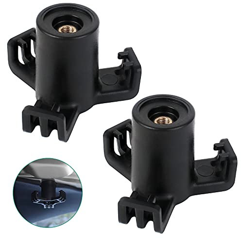 ShiSheng Car Boot Hooks, Pack of 2, ABS Car Storage Hooks, Boot Bag Hooks, Car Luggage Hooks, Boot Lid Hooks, Compatible with Tesla Model 3 (Black)