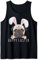 Frohe Ostern Osterhase Lustiger Mops mit witzigen Hasenohren Tank Top