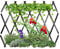 Expanding 6ft Wooden Trellis Climbing Plants Fence Panel Screening Lattice UK (Dark Grey 180 x 90cm)