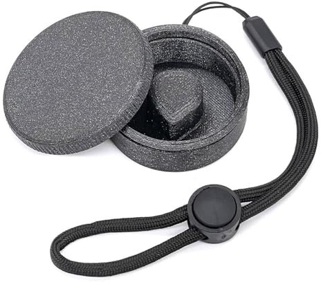 addict3d Boîte de rangement pour capsules aromatiques Air Up - Pratique et hygiénique - Robuste et durable - Avec boucle et dragonne - Neutre au goût - Fermeture à vis - Noir - 1 Stück (1er Pack)