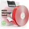 GAUDER Ruban de Montage (10 m x 19 mm) | Ruban Adhésif Double Face Extra Fort | Bande Adhésive Double Face