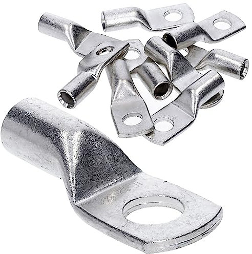 Kalitec HR50-12 - 10 capicorda tubolari, 50 mm², M12, senza foro visivo, Made in Germany