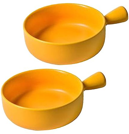 HEMOTON 2 Stk Salatschüsseln Aus Glas Vorspeisenteller Geschirrschüssel Grillpfanne Aus Gusseisen Salatschüssel Aus Glas Schüssel Zum Servieren Von Speisen Nussschale Baby Keramik Broiler