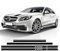 Auto Tür Seitenstreifen Schürze Aufkleber Motorhaube Motorhaube Dach Heck Bodykit Aufkleber,Für Mercedes Benz E-Klasse W212 W213 E63 AMG
