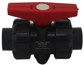 SSIMOO Doppelanschluss-PVC-Kugelhahn, 20, 25, 32, 40, 50, 63, 75, 90, 110 mm, Absperrventil, Schwimmbad-Kugelhahn, Kunststoff-PVC-Rohrventil kindly (Size : DN100)