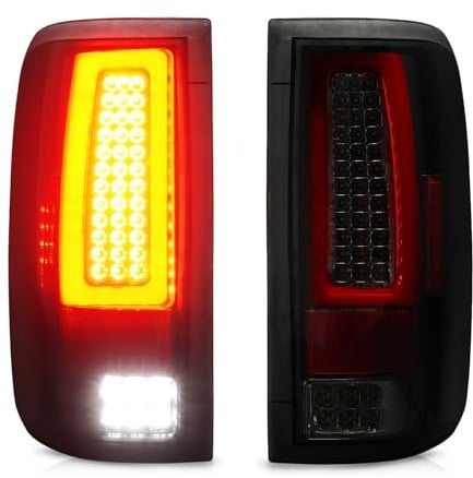 LED Tail Light for 2004 2005 2006 2007 2008 Ford F150, Rear Taillight Assembly, FO2800182 FO2801182 5L3Z13405CA 6L3Z13405BA 4L3Z13405AA
