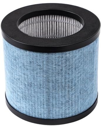 FFyan 3-in-1 H13 echter HEPA-Filter-Ersatz für TOPPIN TPAP002 Luftreinigerfilter