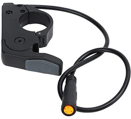 Alomejor ABS Electric Bike Thumb Throttle Universal Control for EBike Mountain Road Bicycle with Sensitive Speed Control