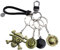 BlueXP Anime Schlüsselanhänger für Kinder Cartoon Strohhut Schlüsselanhänger Metall Cartoon Schlüsselbund Keychain Geldbörse Rucksack Autoanhänger für Damen und Herren