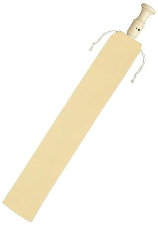 Custodia per Flauto Dolce Soprano in Cotone, 36,5 x 6 cm, con Cordoncino, Beige. Protezione e trasporto flauto scolastico I COUNT CALCOLATRICI