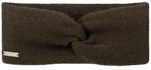Seeberger Lasuna Kaschmir Stirnband Stirnwärmer Headband Ohrenschutz (One Size - dunkelbraun)