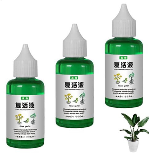 3 Stück Resurrection Liquid Für Pflanzen, 50ml Resurrection Liquid, Pflanzen Nährstoffe, Dünger Angereichert Mit Nährstoffen, Flüssigkonzentrat, Fördert Gesundes Und Starkes Wachstum