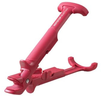 Bowl Clip, Zliger Multi-Purpose Anti-Scald Bowl Holder Clip for Moving Hot Plate or Bowls with Food Out, Microwave Oven Steamer Use(Wine red)