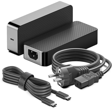 KFD 240W USB C Netzteil Ladegerät 48V 5A 36V GaN PD3,1 Adapter mit Abnehmbarem Kabel für Gaming Laptop AI PC Elektrowerkzeuge Roboter Lautsprecher Akkupacks Nicht Mobile Handhelds mit Typ-C-Anschluss