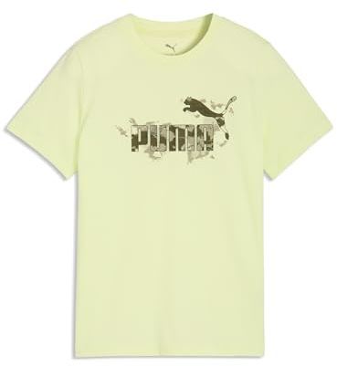 PUMA Jungen Essentials Camo T-Shirt 116, Apple Spritz Green