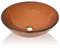 Festnight Waschbecken Waschschale aus Gehärtetes Glas Waschplatz Handwaschbecken 42x14cm Braun für Badezimmer Waschraum
