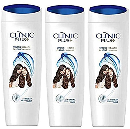 Clinic Plus Starkes & Dickes gesundes Shampoo, 90 ml (3 Stück)