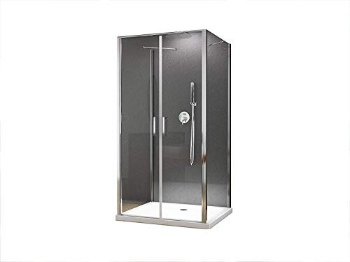 BuyLando.Shop [Typ-Nora´s] U Form Duschkabine - Dusche - ESG - Variationen (80x80x195cm)