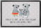 Mr. & Mrs. Panda 40 x 60 cm Fußmatte Koala Familie - Geschenk, Fußabtreter, Papa, Koalas, Fussmatten online, Family, Schwester, Fußmatte Outdoor,